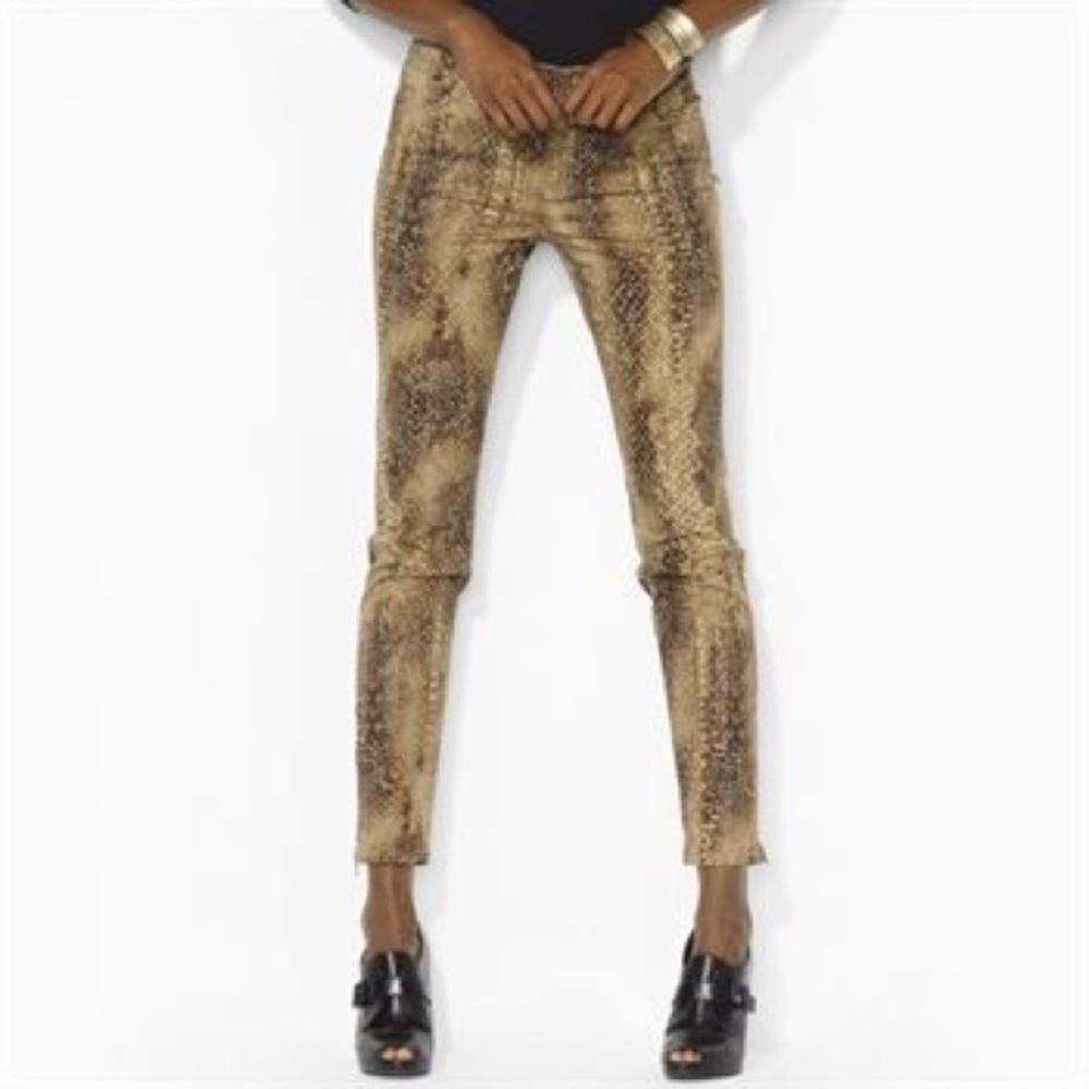 Ralph Lauren Vintage Snake Print Jeans Size 4
